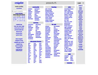 craigslist provides local classifieds and forums for jobs, housing, for sale, services, local community, and events. . Craigslist pensacola jobs